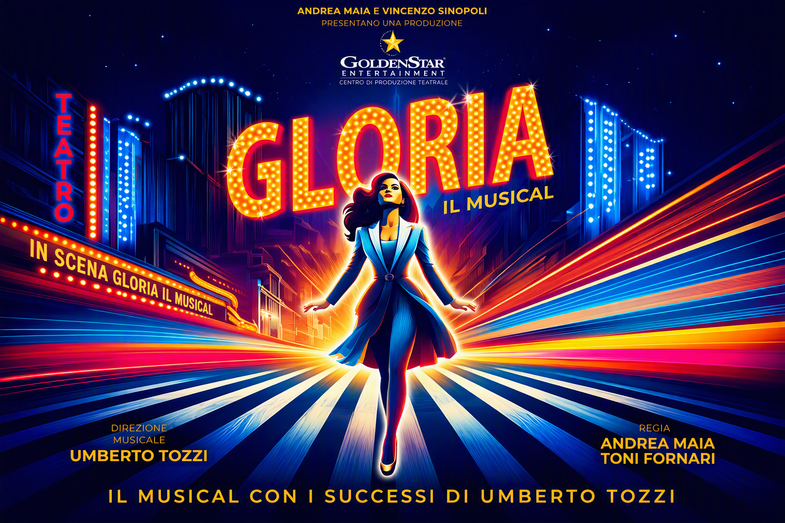 GLORIA - UMBERTO TOZZI - IL MUSICAL - DAL 16/12/26 AL 10/01/27