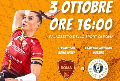 ROMA VOLLEY CLUB (partita di pallavolo di serie A2 femminile al Palatiziano) 03/10/2026